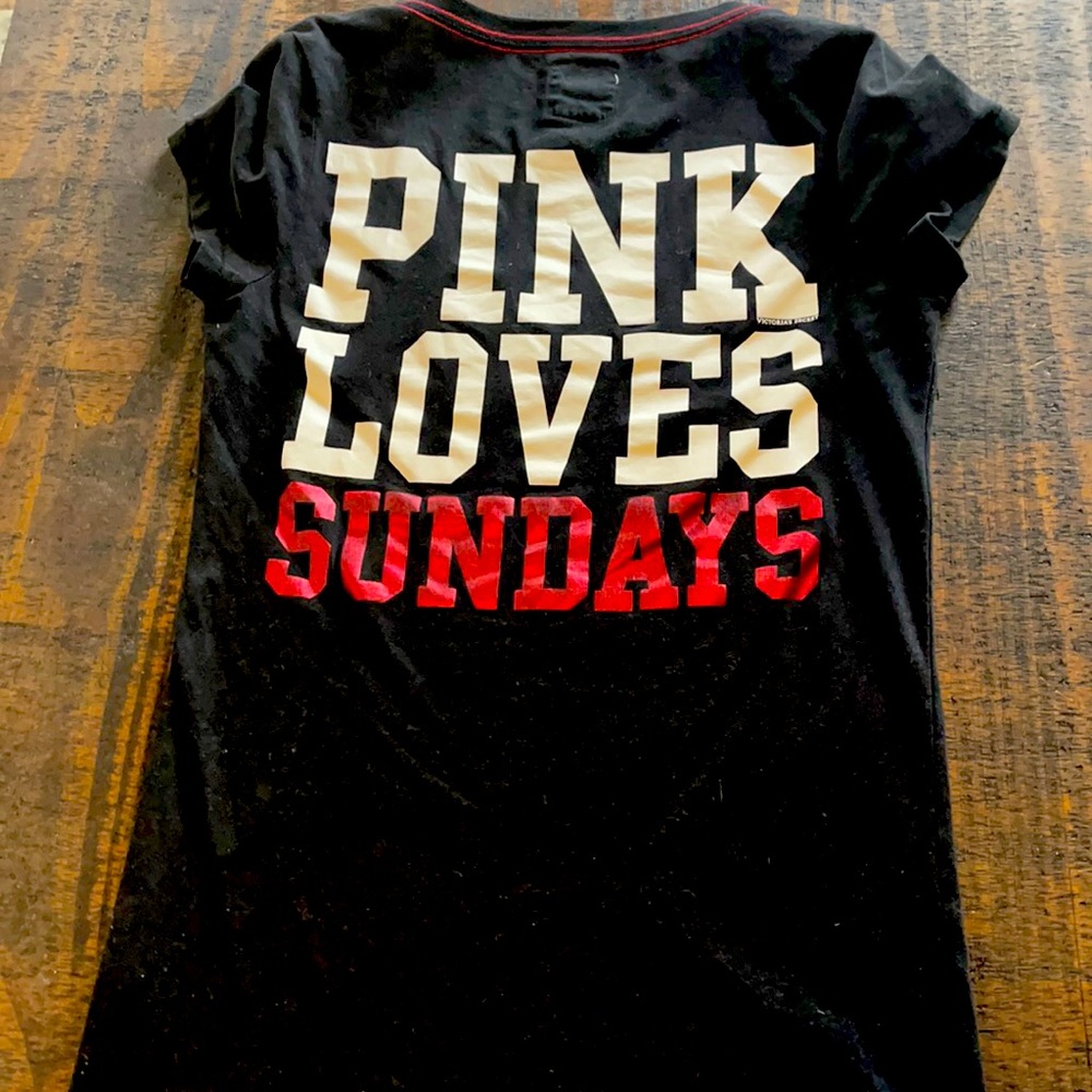 Victoria’s Secret pink T-shirt